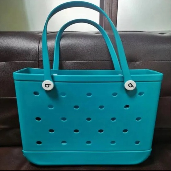 Stylish Blue Tote Bag - Picture 9 of 11